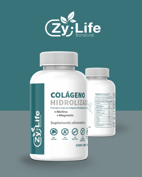 Colágeno Hidrolizado + Biotina + Magnesio Polvo 225g