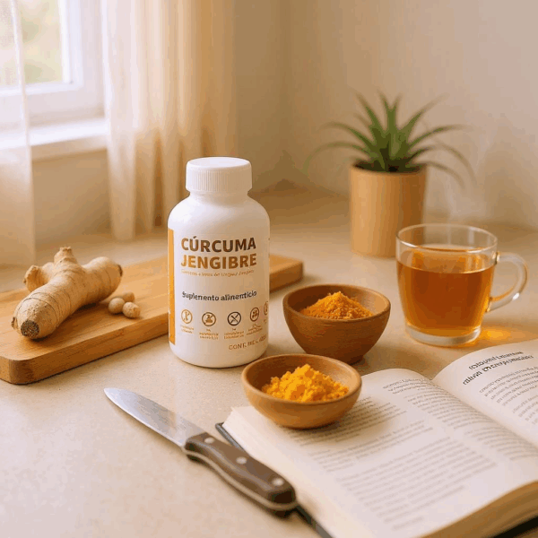 Cúrcuma + Jengibre 120 Cápsulas (500mg) - Image 2