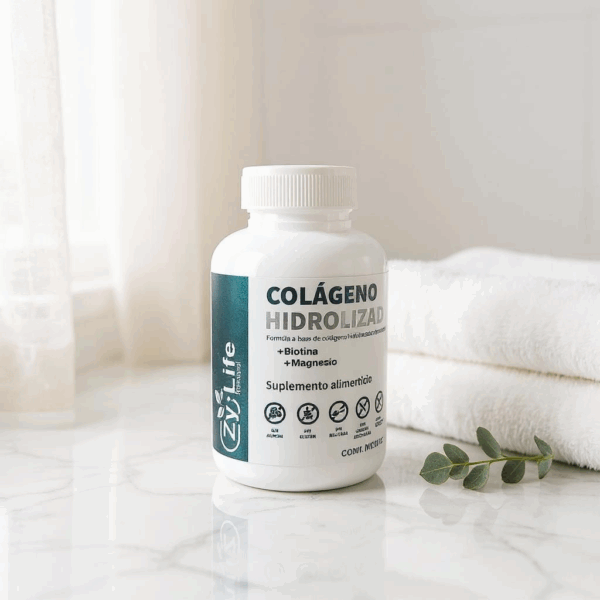 Colágeno Hidrolizado + Biotina + Magnesio 120 Cápsulas (500mg) - Image 2