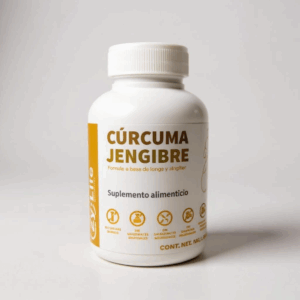 Cúrcuma + Jengibre 120 Cápsulas (500mg)