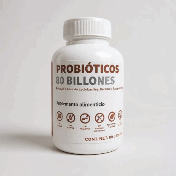 Probióticos 80 mil millones UFC