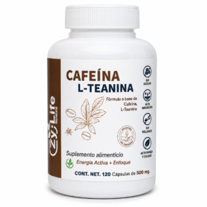 Cafeína + L-Teanina 120 Cápsulas |
