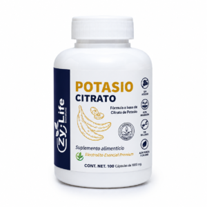 Citrato de Potasio 100 cápsulas (1000 mg)